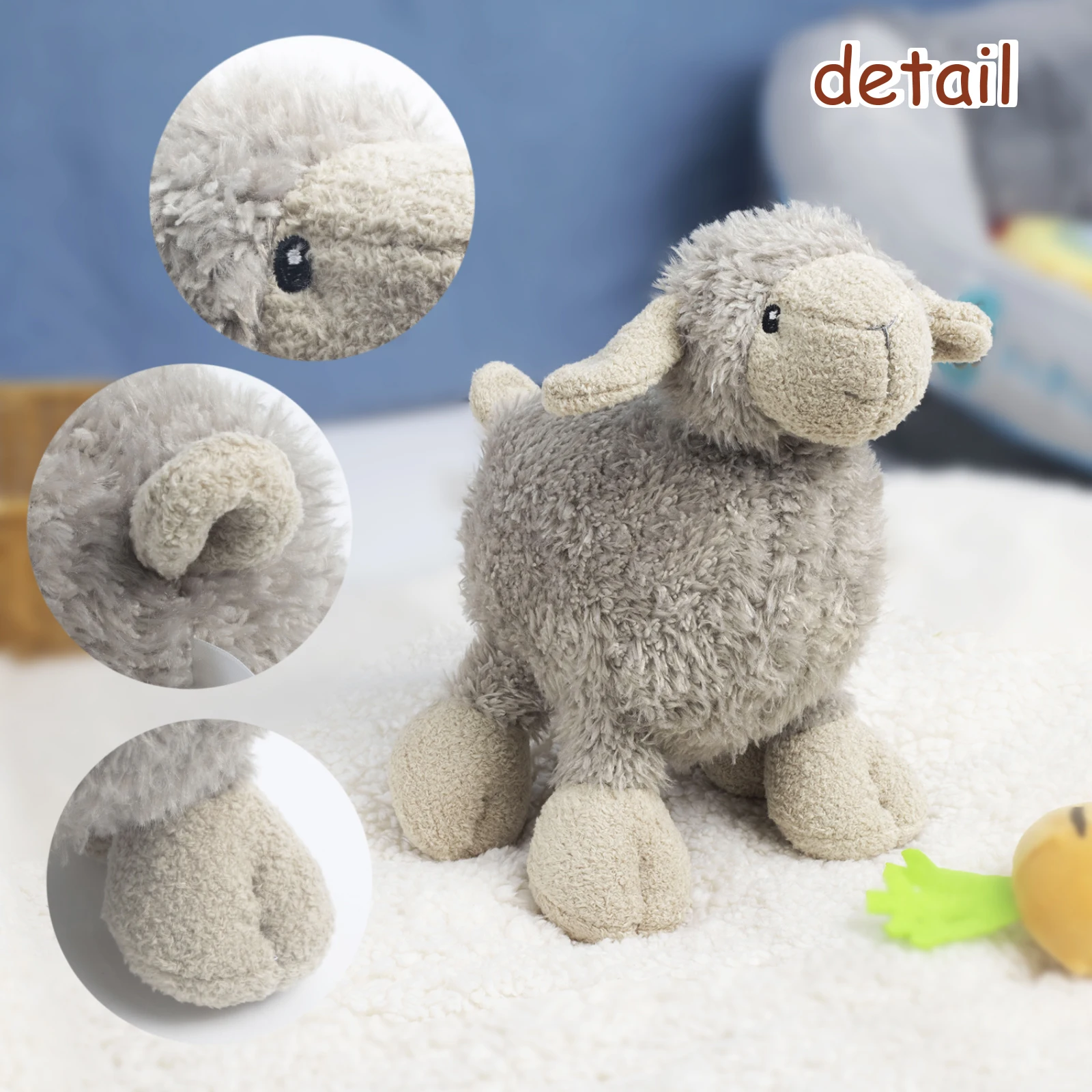 Plush Alpaca Custom Plush Toys 12 Inch Stuffed Animal Sheep for Hotsale