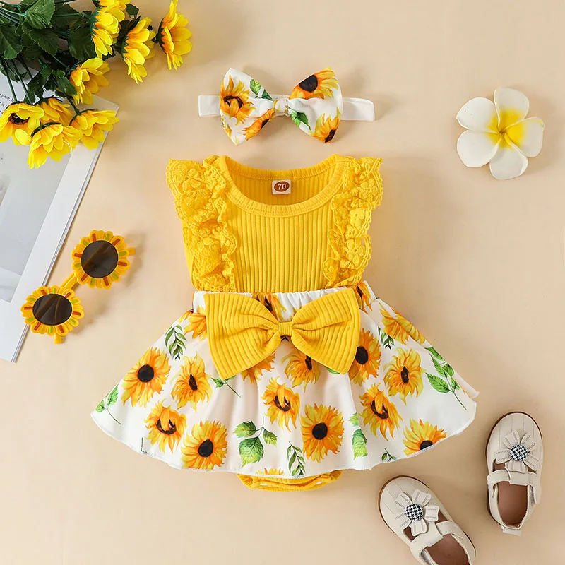Baby romper dress  Pit Clause Baby Bodysuit cute Bodysuit for Newborns and Toddlers  Factory Wholesale