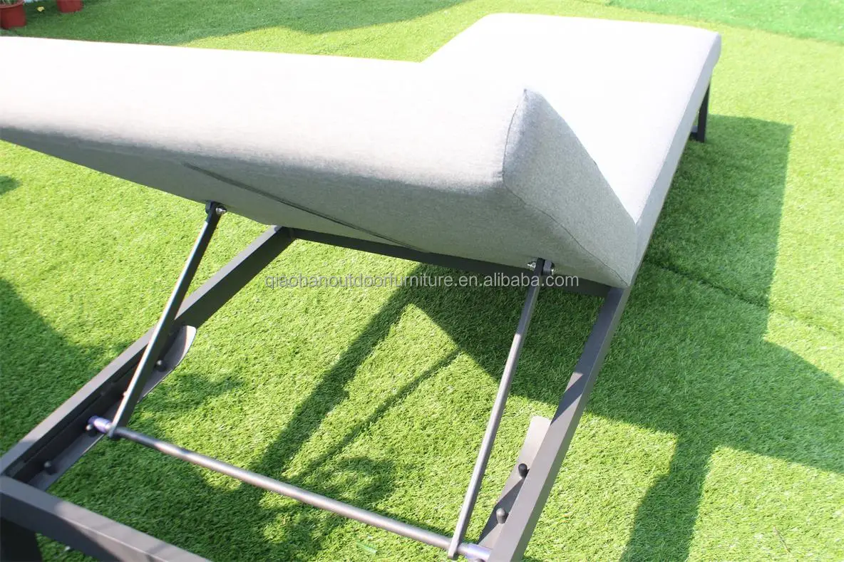 High Quality Full Aluminium Frame Outdoor Garden Furniture Patio Swimming Pool  Lounge Chair