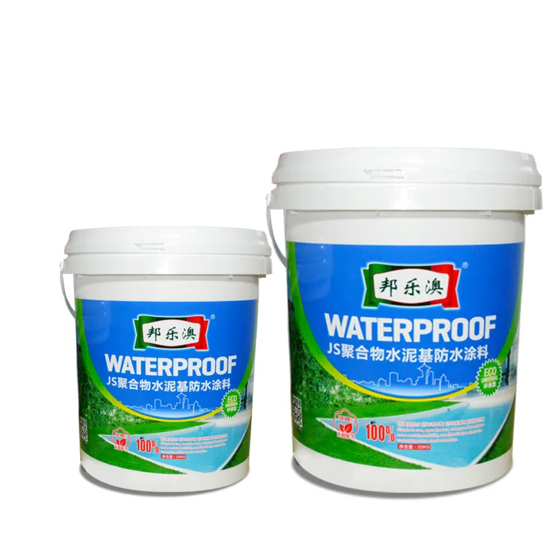 Polymer-cement JS composite waterproof material two-component home toilet flexible waterproof leak repair coating