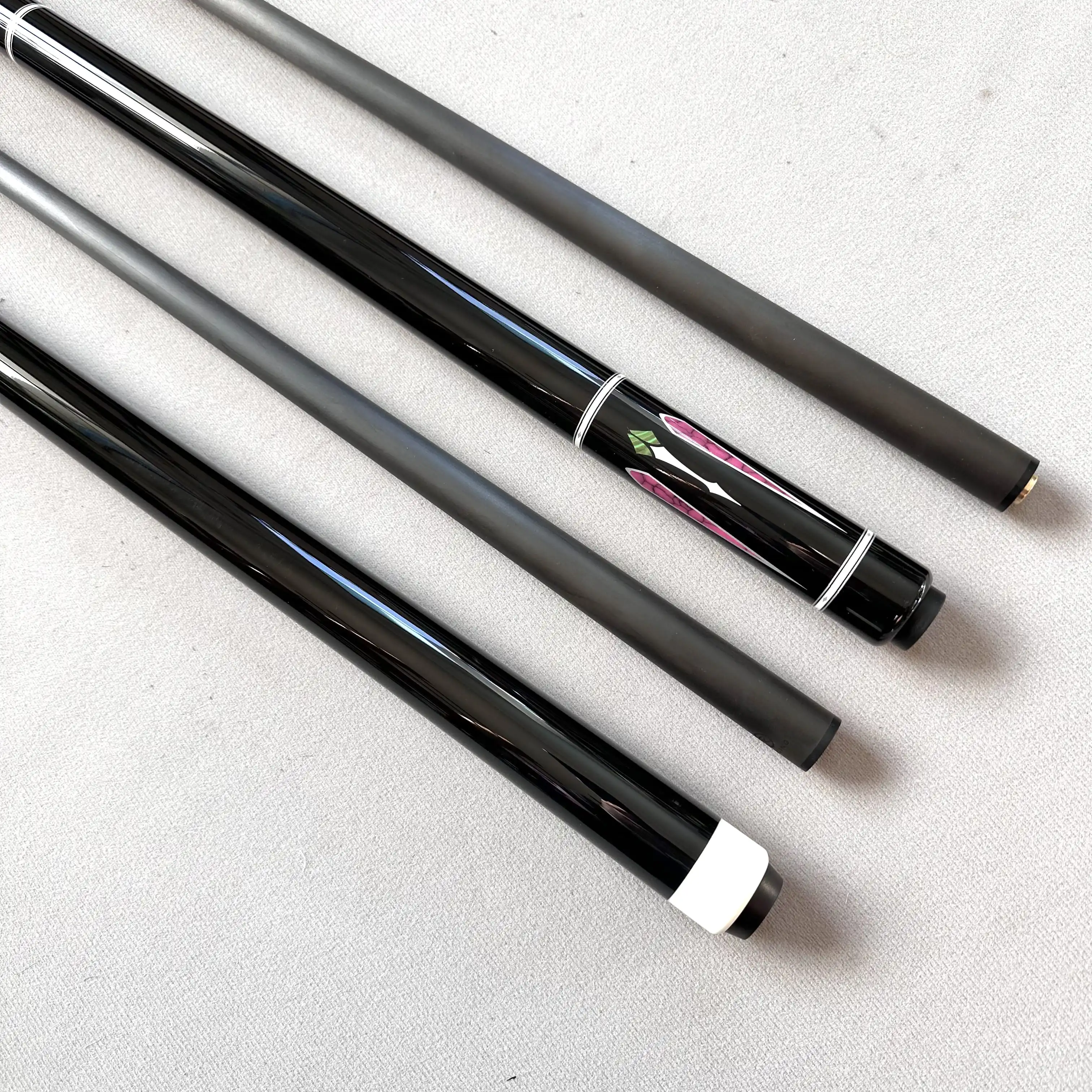 Professional billiard cues 3K Carbon fiber tube 13mm15mm conical pool cue shaft