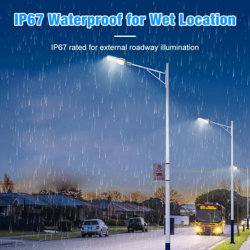 5 лет гарантии 6500k 180lm/w водонепроницаемый IP67 IK10 50W Уличные светодиодные фонари 150W наружные