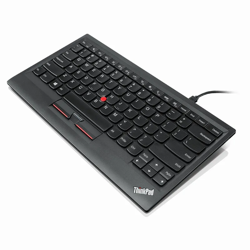 ThinkPad Compact USB клавиатура с трекпоинт-США Английский 0B47190 ноутбук и настольный трекпоинт для