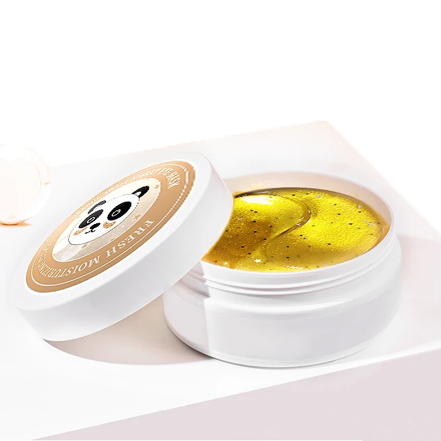 Sersanlove panda rose eye mask collagen crystal circle gel anti wrinkle cosmetic eye mask