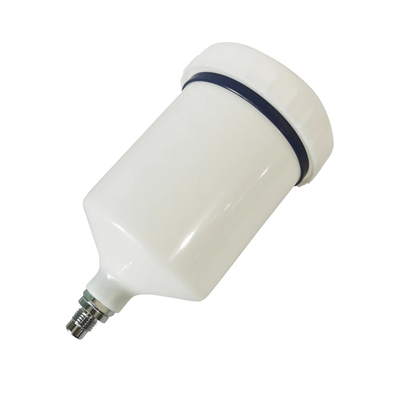 For ANEST IWATA Sprayer Cup Connector Jet Paint Sprayer 600Ml white Plastic Hvlp Paint Cup Pot Accessories