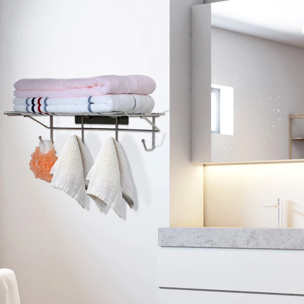 Made In China Brand Name Wholesale Bathroom Accessories Stainless Steel Towel Rack For Shower