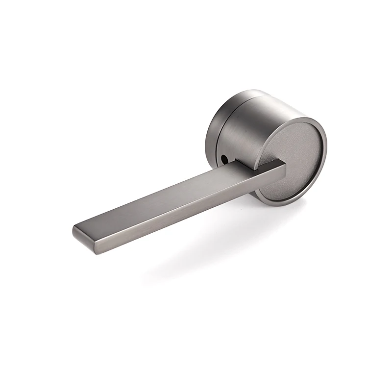 Современная деревянная дверная ручка из цинкового сплава, внутренний рычаг, кухонный шкаф, дверная ручка