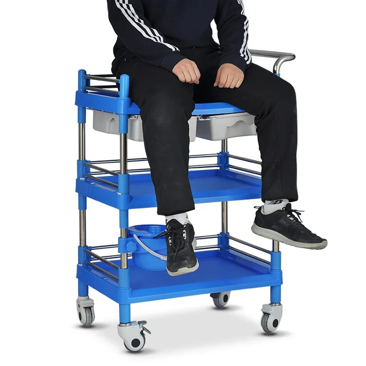 Медицинская тележка высокого качества из АБС-пластика