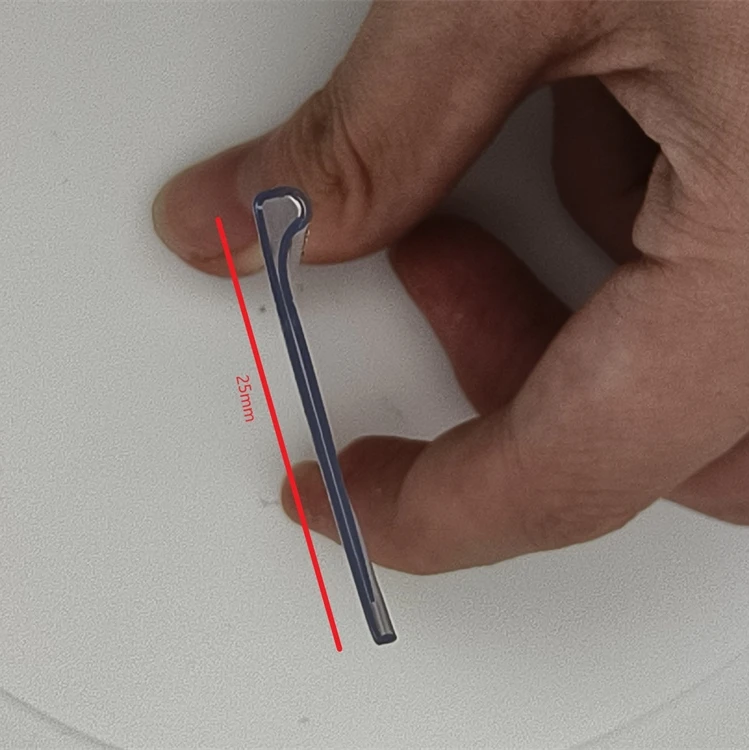 Wholesale Custom Clear PVC Self-Adhesive Scan Shelf Label Display Scan Data Label Strip For Supermarket Shelf