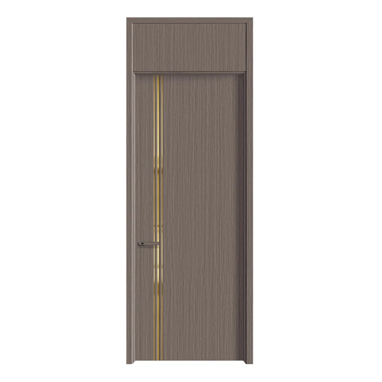 Wooden Single Main Door Design Internal Doors for Commercial  Moisture Resistant Paint-Free Wood Door for Hotel
