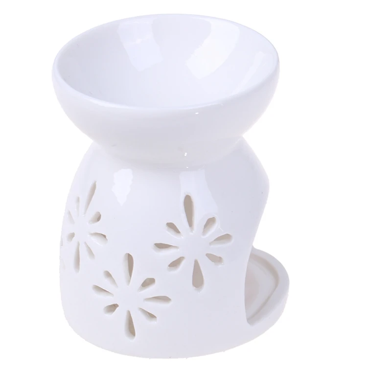 Tealight Candle Wax Melt Warmer Spa Aroma Ceramic Oil Burner Porcelain Essential Oil Burners