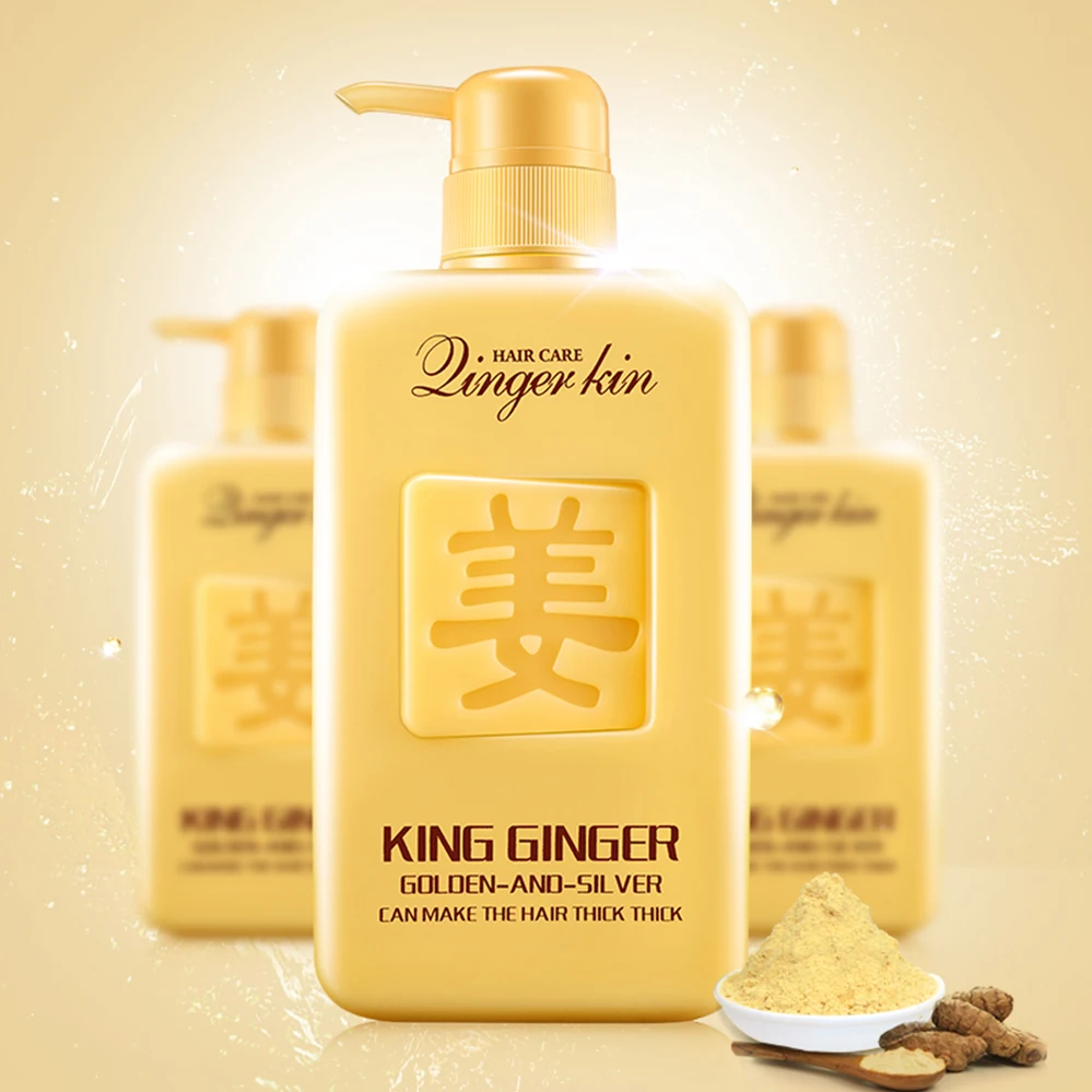 Оптовая продажа, фирменный шампунь против выпадения волос Ginger, делает ваши волосы густыми