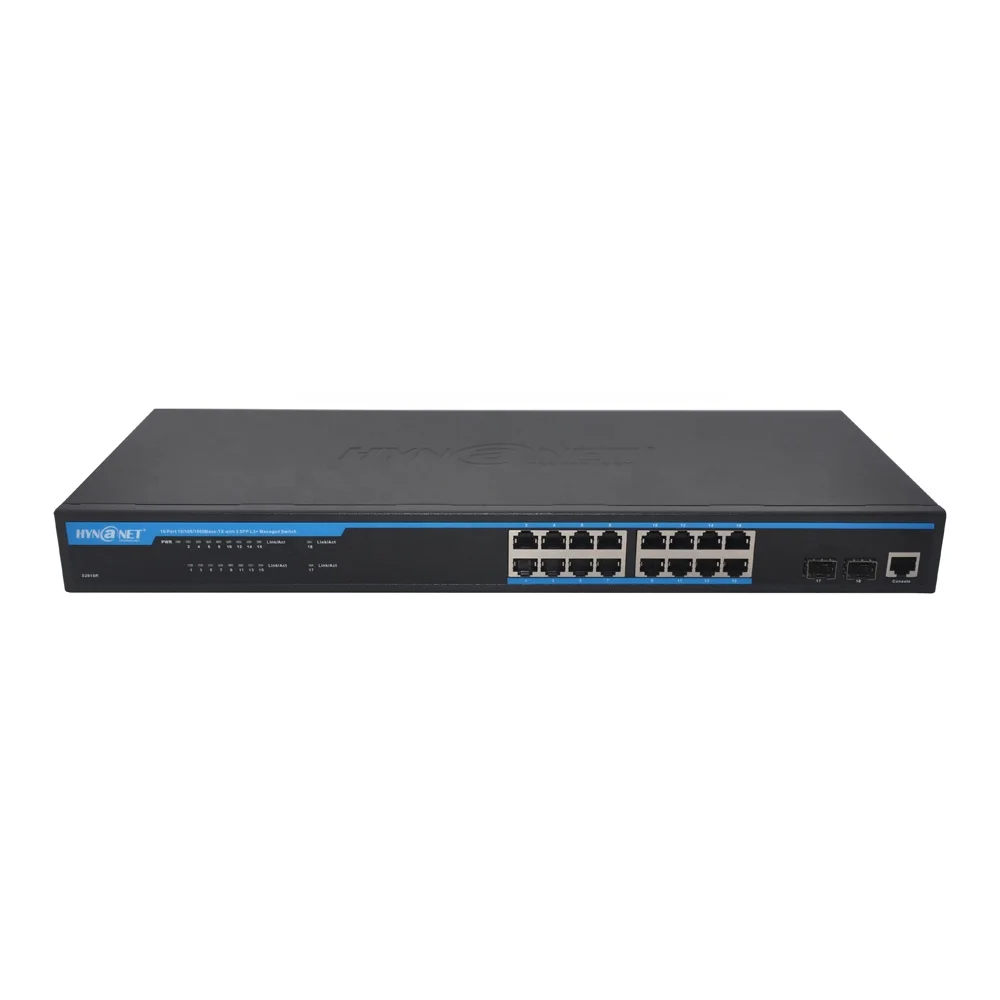450W 24x10/100/1000M RJ45 +2x1G SFP power over ethernet layer2 managed poe switch