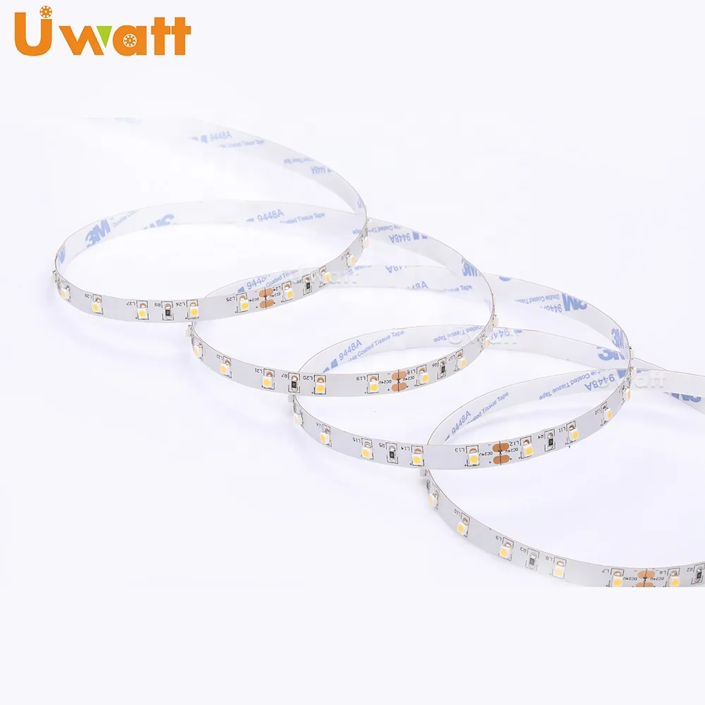 Заводская цена высоконадежная Светодиодная лента 12 В 24 постоянного тока 4 8 Вт 60 светодиодов/м SMD 3528 вместо 2835
