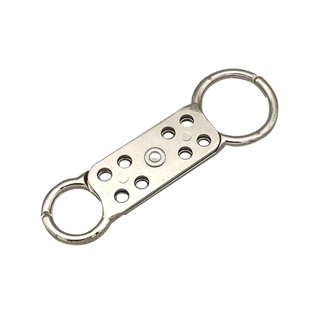 key Safety Rust-proof Double-end Steel Holes Aluminum Alloy Multiple Lockout Hasp for 8 Locks