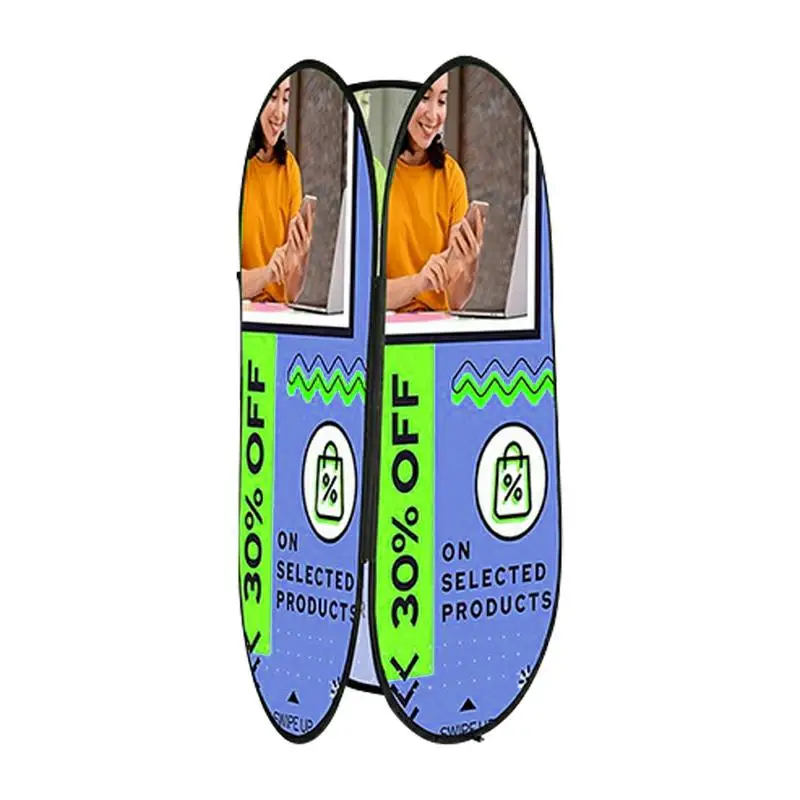 Exhibition Outdoor Trade show advertising  sport event Custom print folding Horizontal POP UP A Frame Banners