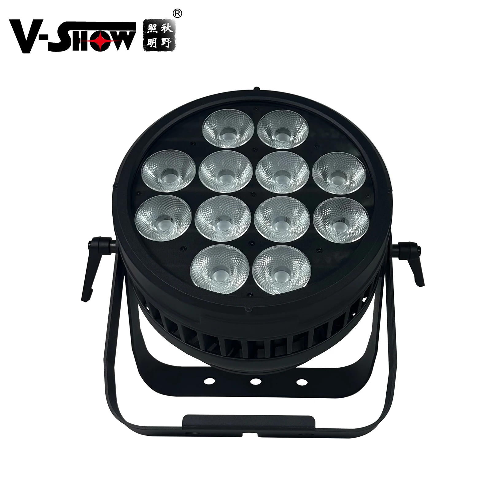 VShow WP1220 12pcs 20W RGBWA UV 6in1 waterproof led par light outdoor parcan