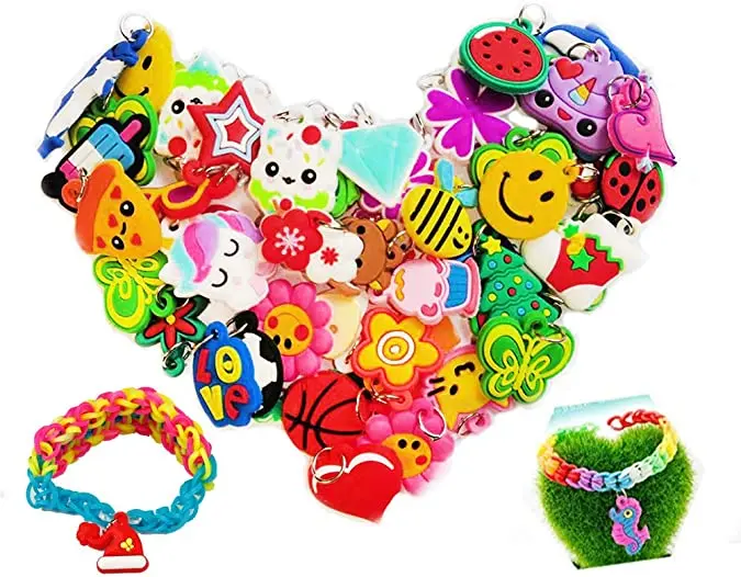 Резиновый ткацкий станок силиконовый Шарм браслет из ПВХ шармы DIY подвеска для