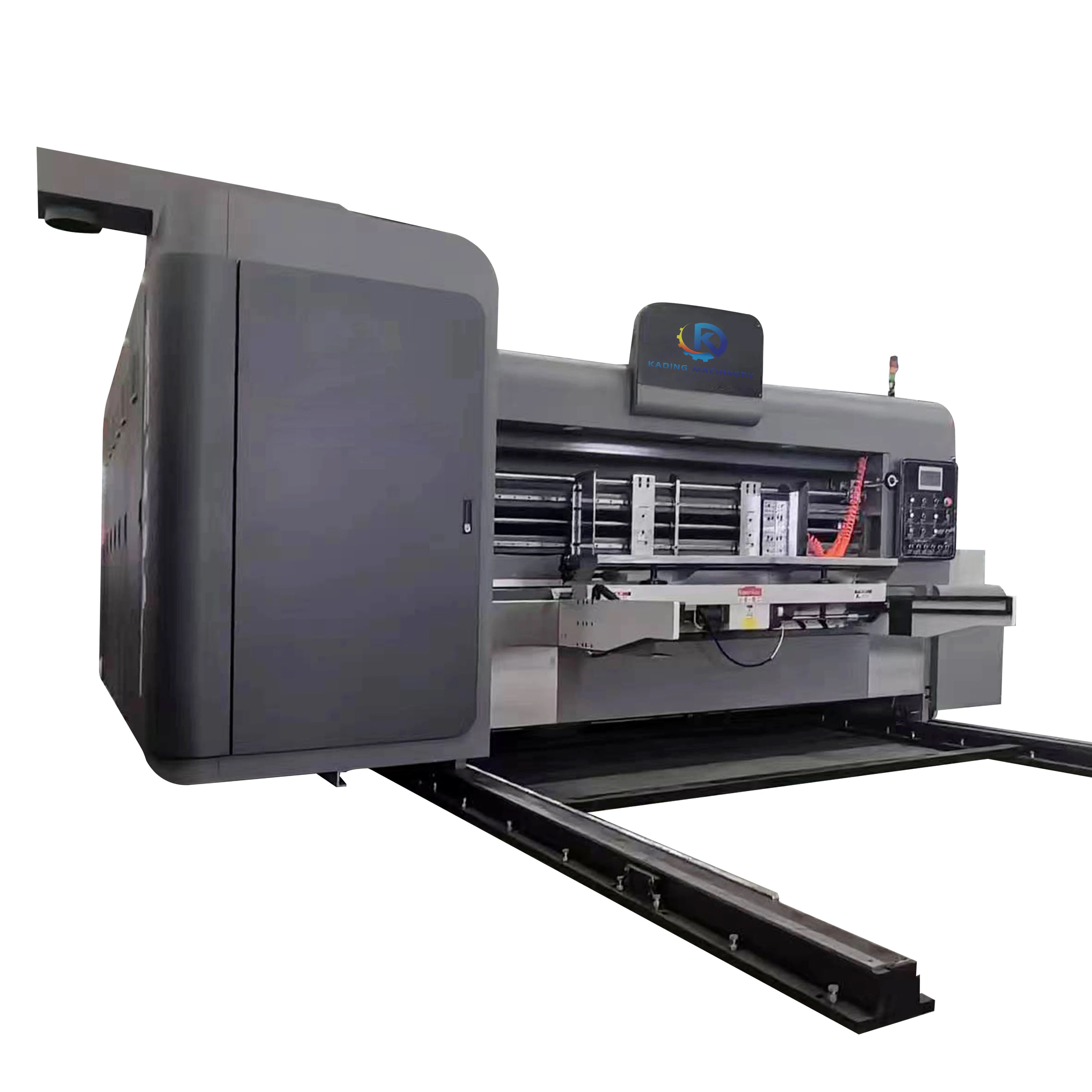 Full  Automatic Flexo 3 4 5 Colors Printer Slotter Die Cutter Corrugated Cardboard Carton Box Printing Machine