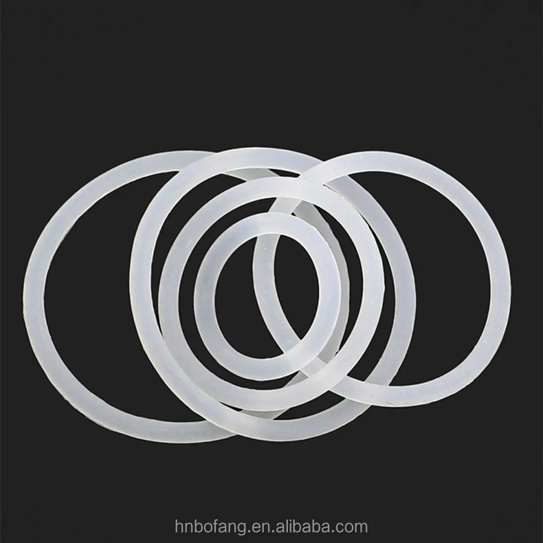 8 mm Cross Diameter Low Temperature Resistant Leak-proof Rubber Silicone O Ring