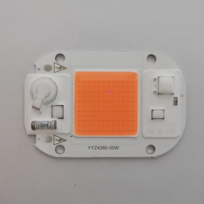 Cob Светодиодный прожектор переменного тока 220V cob led чип смарт 50 Вт напольный светильник шариков полный спектр белый/теплый