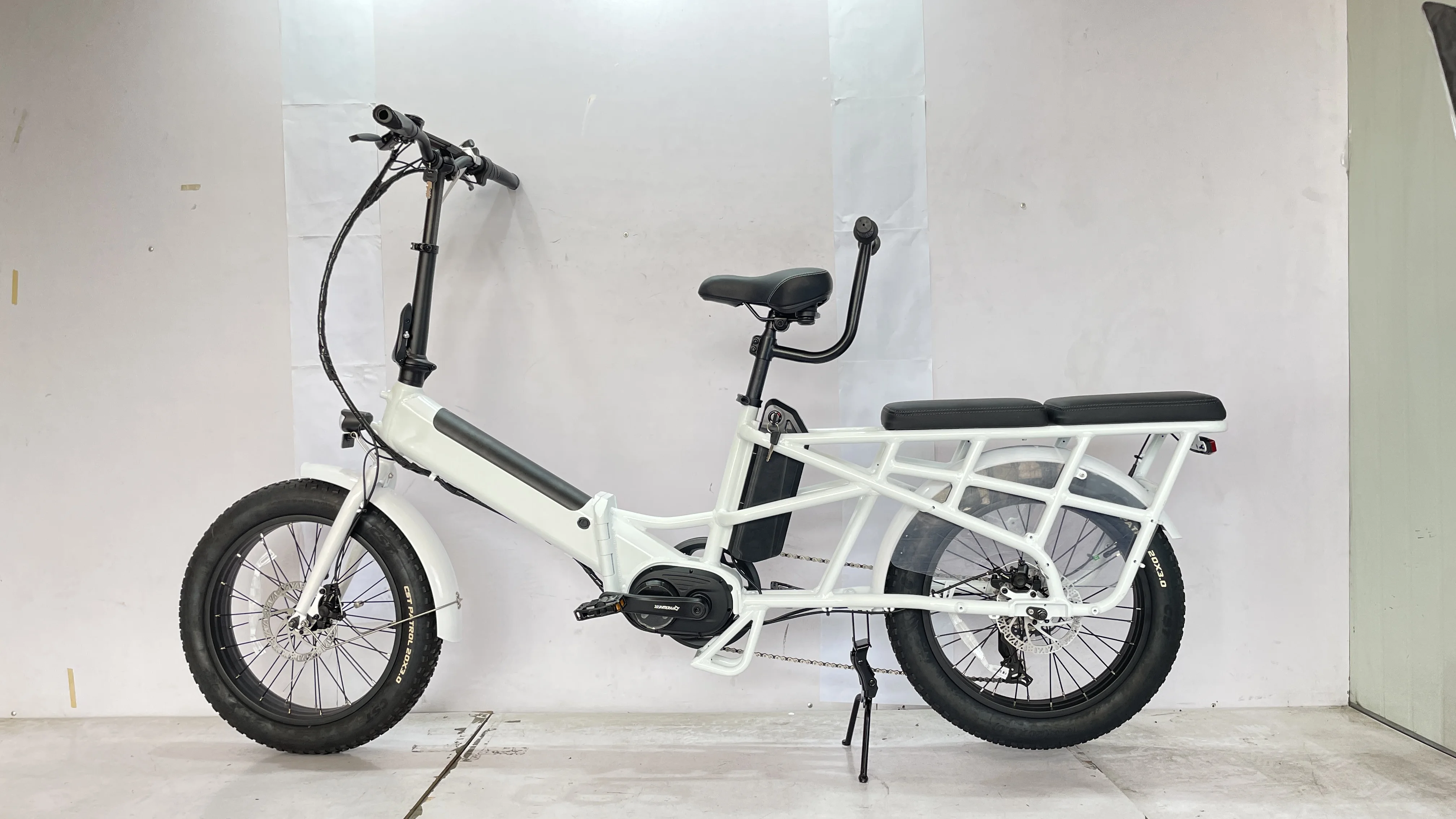 750w Double lithium battery adult ebike electric cargo bike delivery e-bike family bike