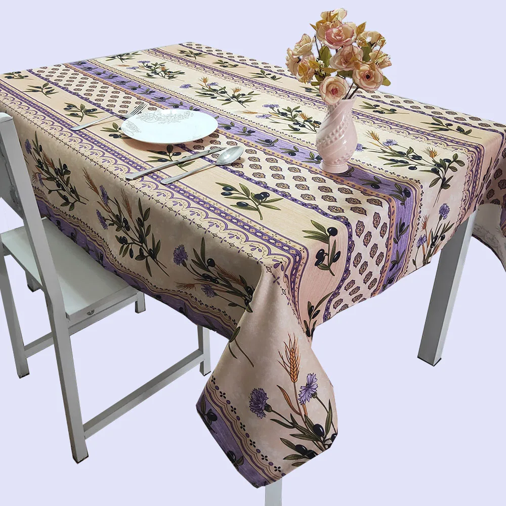 French Design Printed Large Table Top Cloth