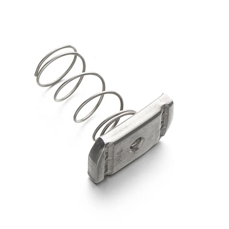 Made In China Factory Direct Sale Customized Stainless Steel Polish Carbon Steel Galvanized  Channel Spring Nut