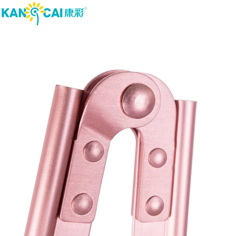 
Colorful 12 clips aluminum balcony portable folding baby clothes dryer 