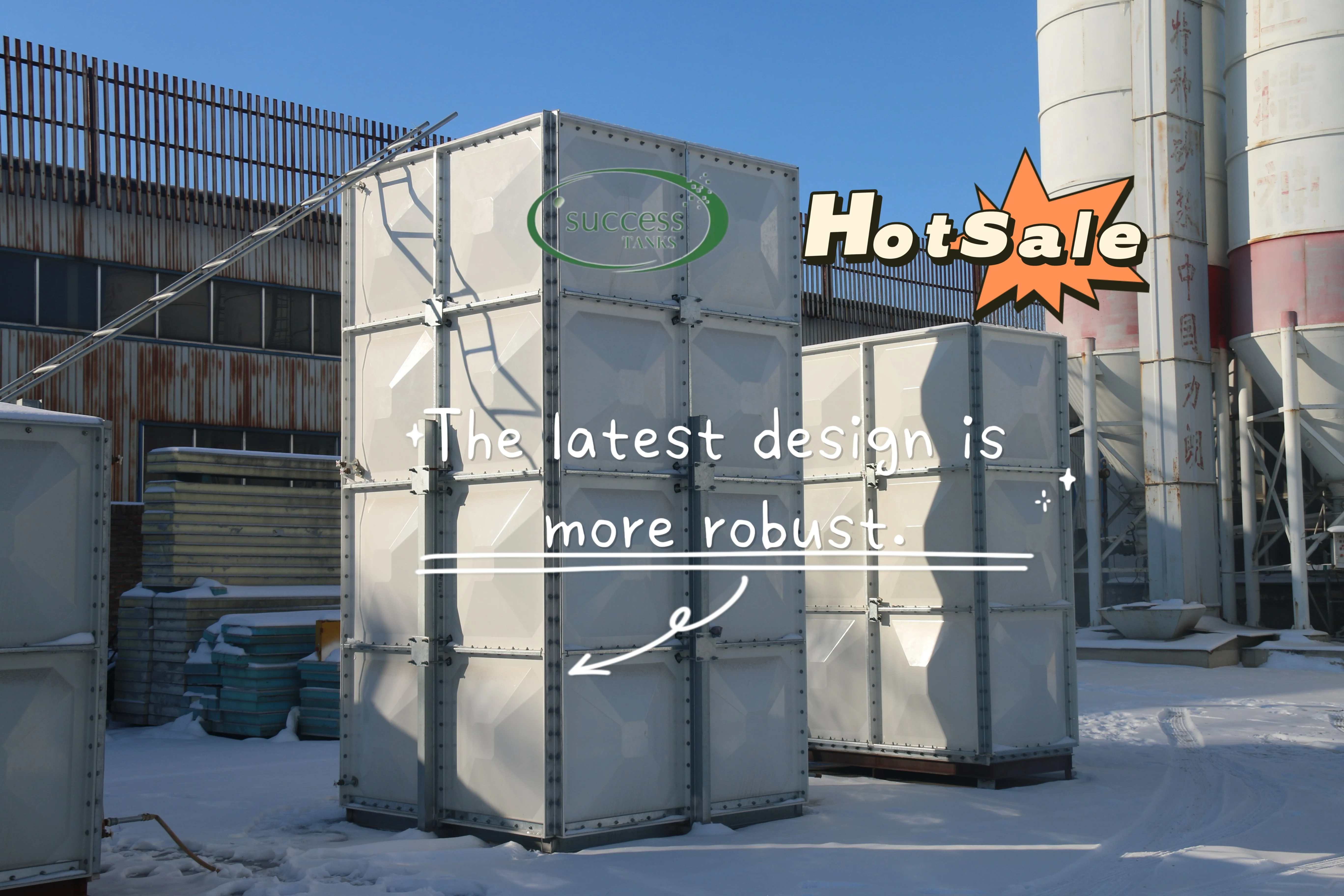 Manufacture Directly Selling Rectangular FRP GRP Fiber Glass Water Tank Malaysia Philippines India Irrigation Water Tank