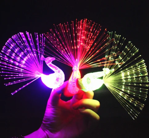 Cheap LED Finger Lights Flashing LED Finger Ring for Neon Party Decoration