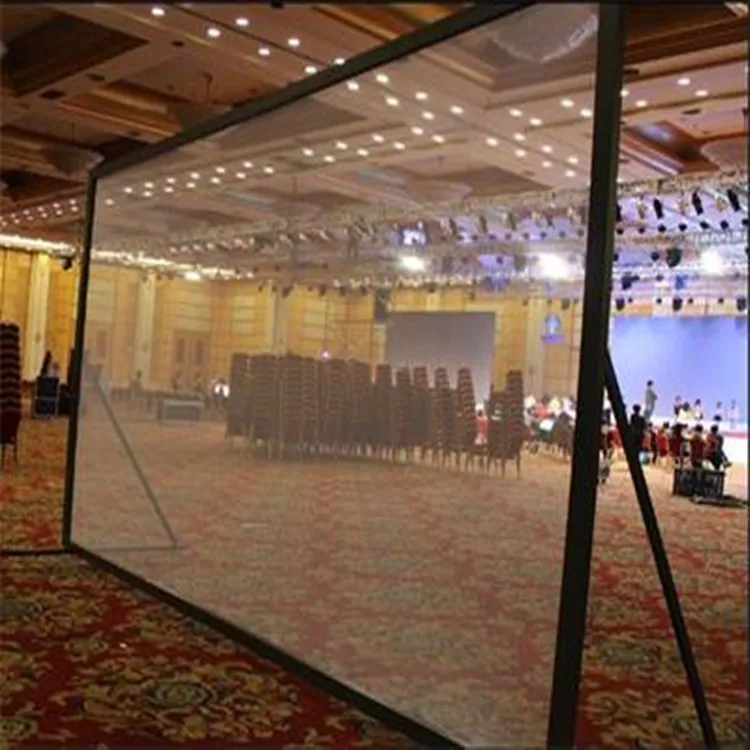 Competitive Price Rear Projection Transparent Screen Holographic Veil Screen