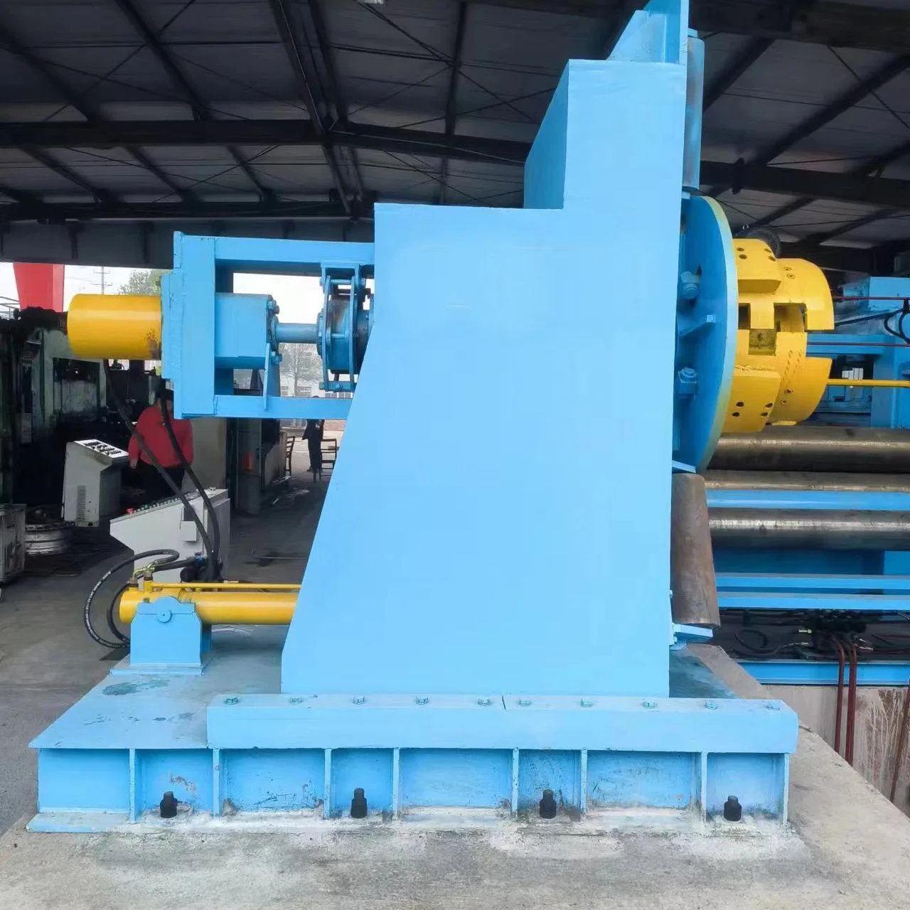 Thick Steel coil Straightener Leveling and Shearing Line Cut to Length Production Line