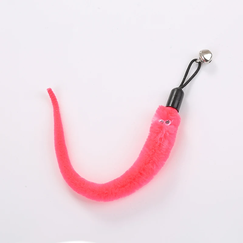 plush caterpillar replacement with bell cat toys wholesale in stock pet toys