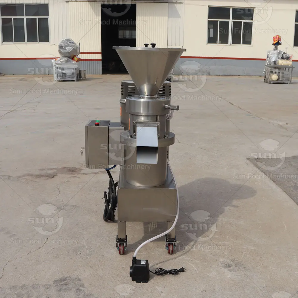 Hot selling product stainless steel peanut butter grinder nut paste grinding machine chickpea paste making machine for sale