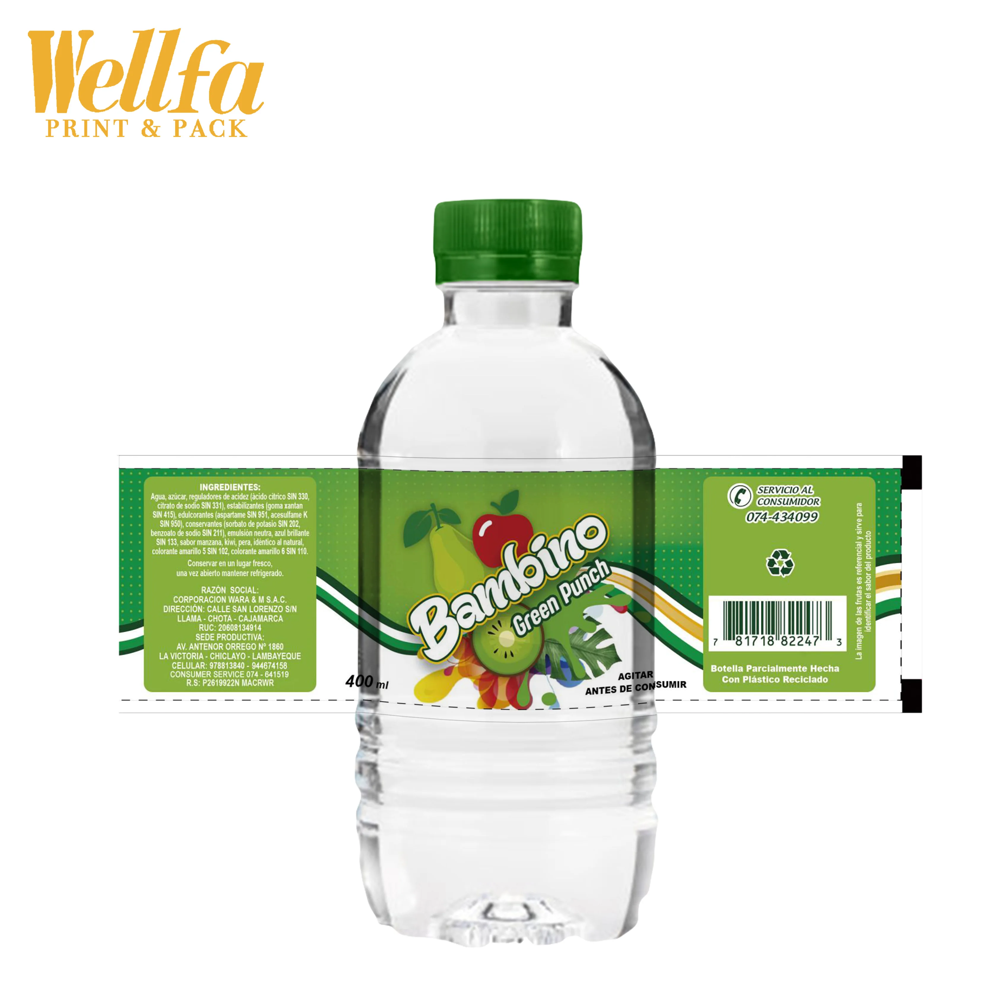 Custom Logo Printing Adhesive Stickers PVC Heat Plastic Shrink Sleeve Labels Packaging For Water Beverage Bottle