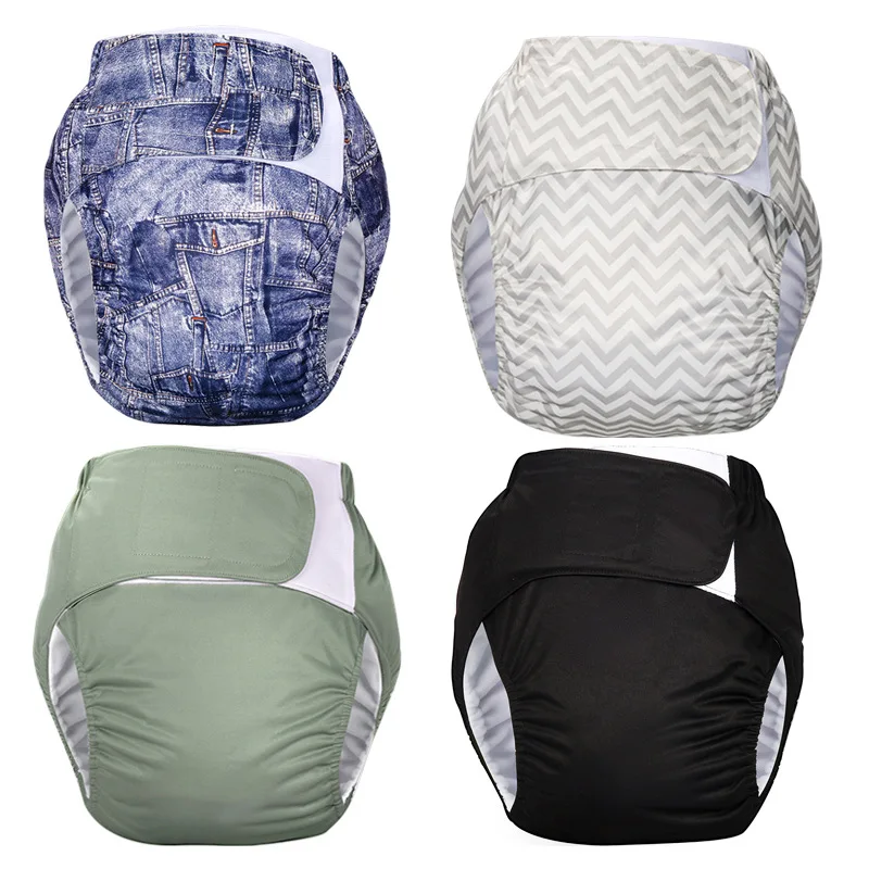 Adult Insert Diaper Large size Reusable Adult Cloth Diapers Adjustable Washable Adult Cloth Diaper For Prevent incontinence