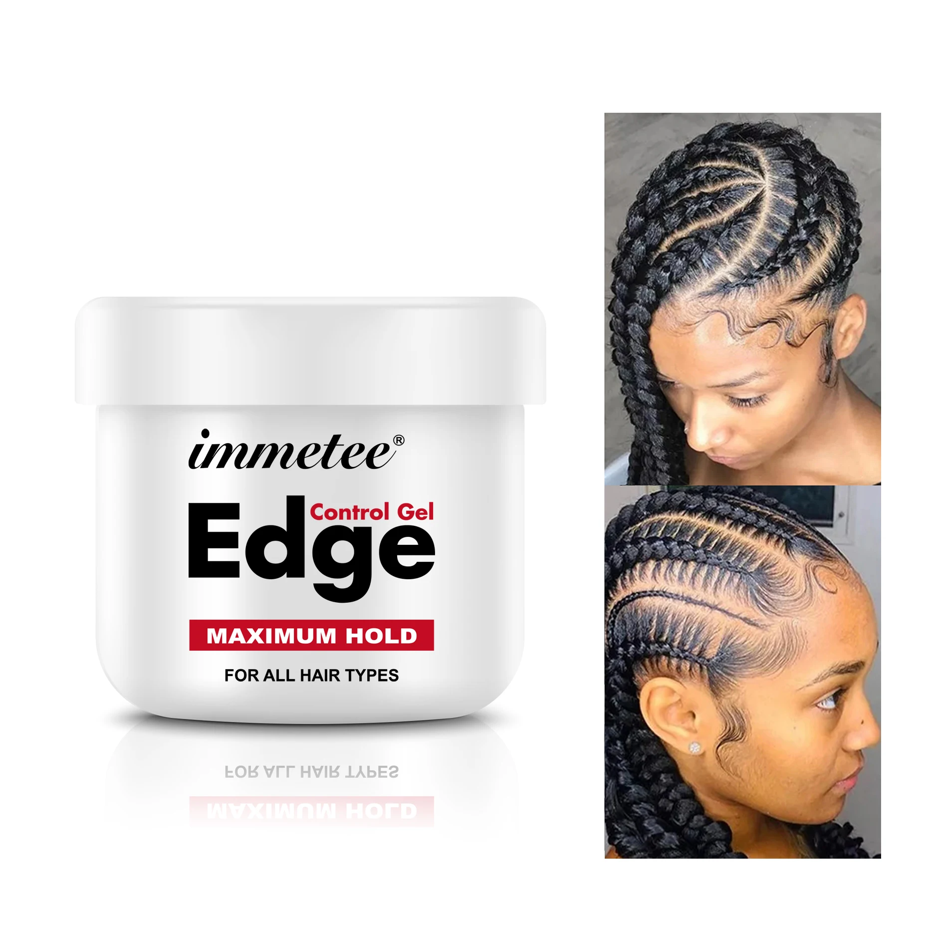 Edge Control Private Label Water Based Strong Hold Long-lasting Broke Hair Edge Control Extreme Hold for african hair