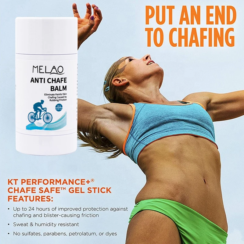 Private Label Eliminate Painful Skin Caused By Rubbing Friction Chafing Water Sweat Resistant Anti Chafe Balm Stick