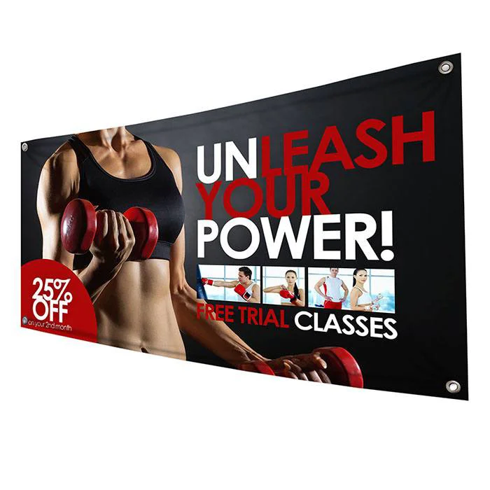 Customized Printed Double Sided Outdoor Display Promotional Sublimation Vinyl Advertising Banner Waterproof for Large Format