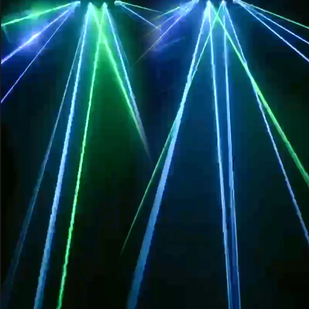 Four Holes Laser beam line Dmx512 Sound Control Led Lazer Light Dj Disco Laser Lights For Night Club