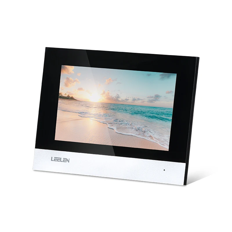 
LEELEN 7 inch TFT color touch screen video door phone V31A intercom system door bell with camera for apartment 