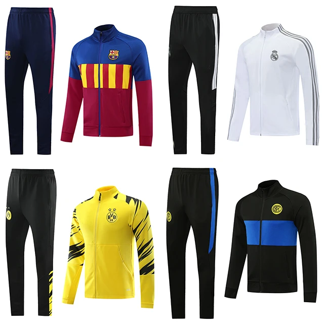Custom sports running soccer jackets tracksuit football man soccer tracksuits for men