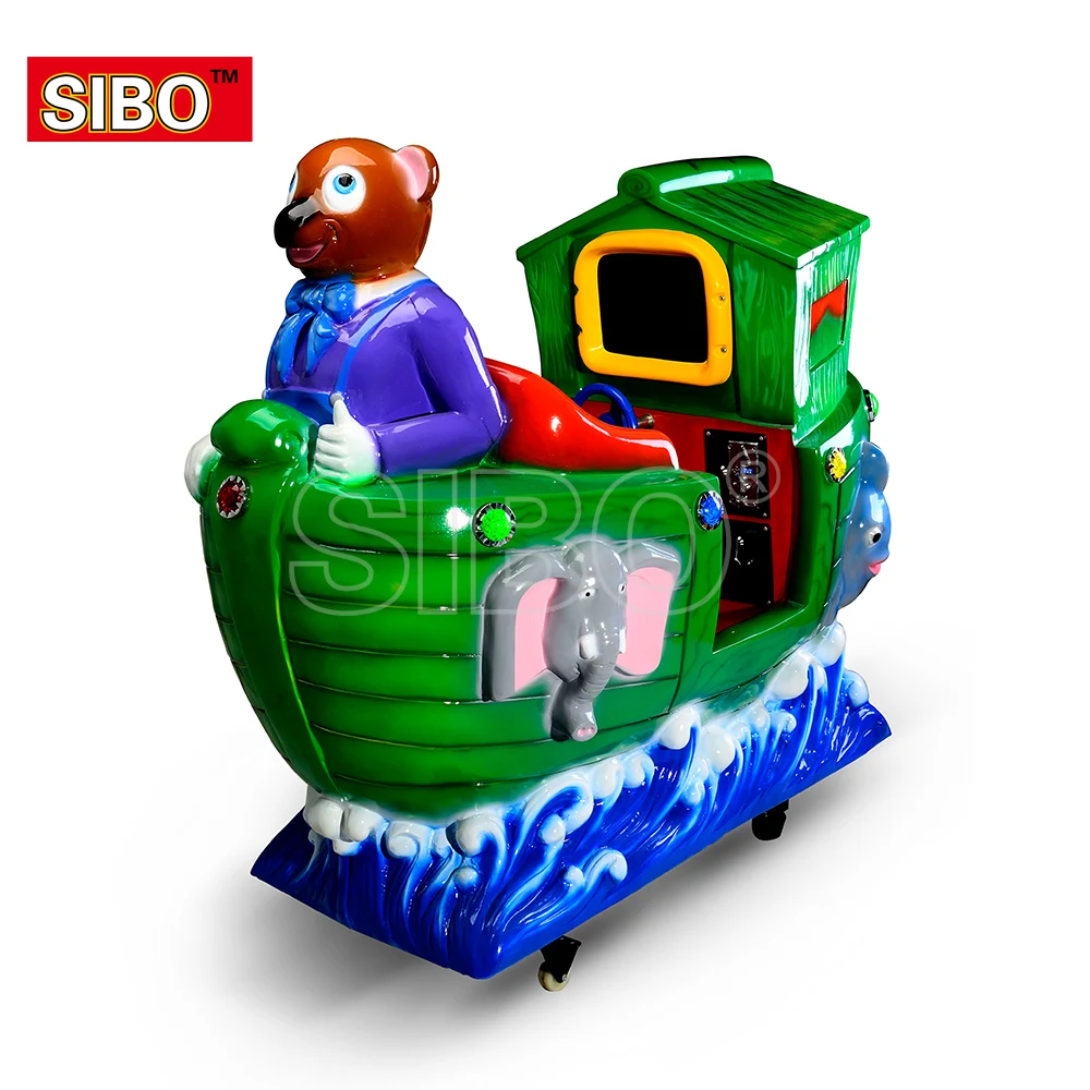 Amusement park coin operated kiddie rides,kids electric boat for sale