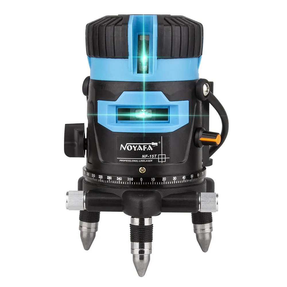 NOYAFA NF-15T Multi-line Outdoor 360 Rotary remote control Self-leveling 5 to 12 lines Green Laser level