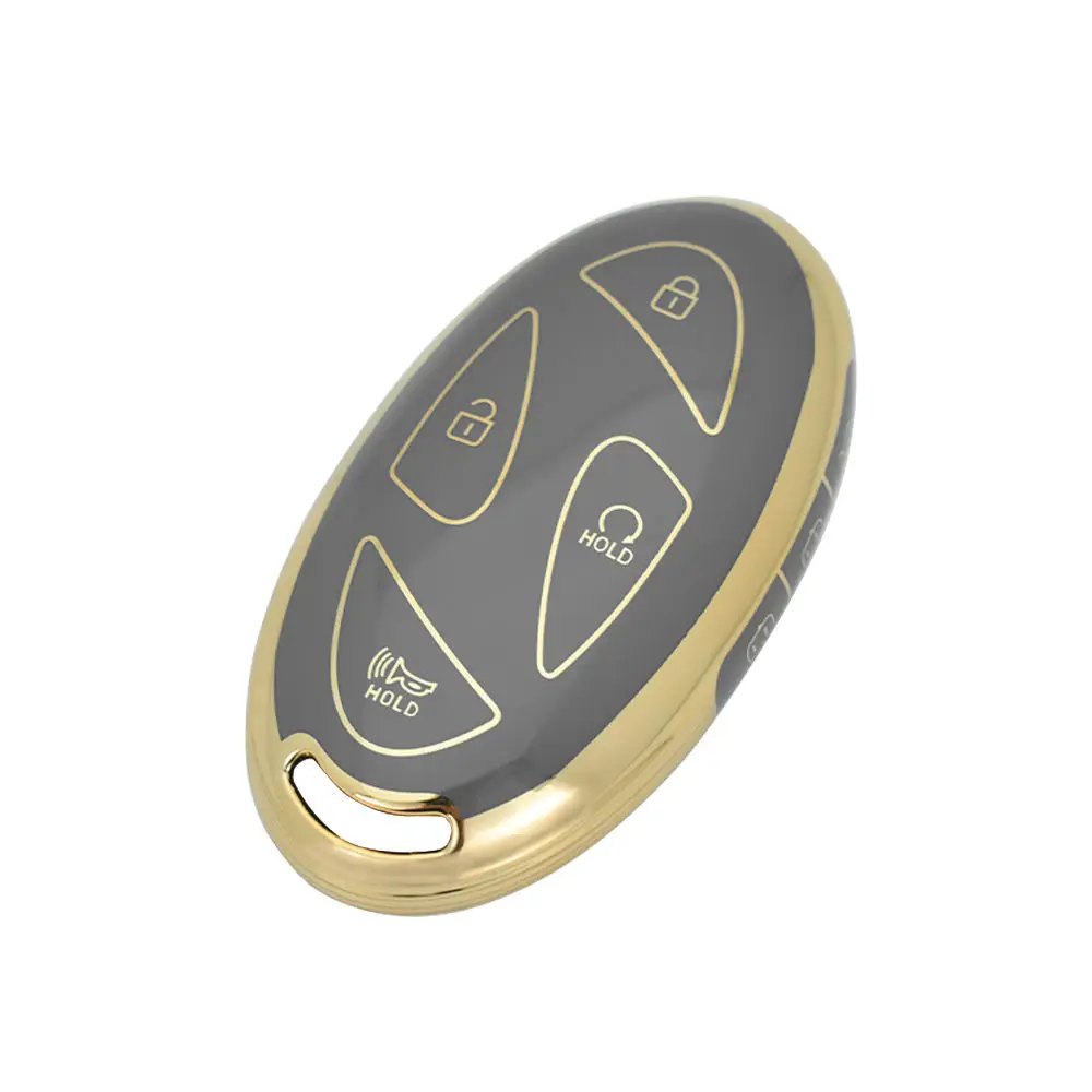 5 /7 Buttons TPU Car Key Cover For Hyundai Grandeur GN7 Car Remote Key Case Cover Protective Shell Auto Shell Fob Case Keychain