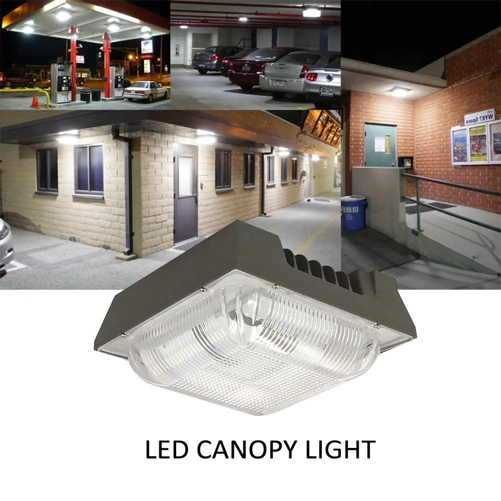 
ETL listed Gas Station Led Canopy Lights Surface Mounted 100w 150W 200W Warranty 5Years 