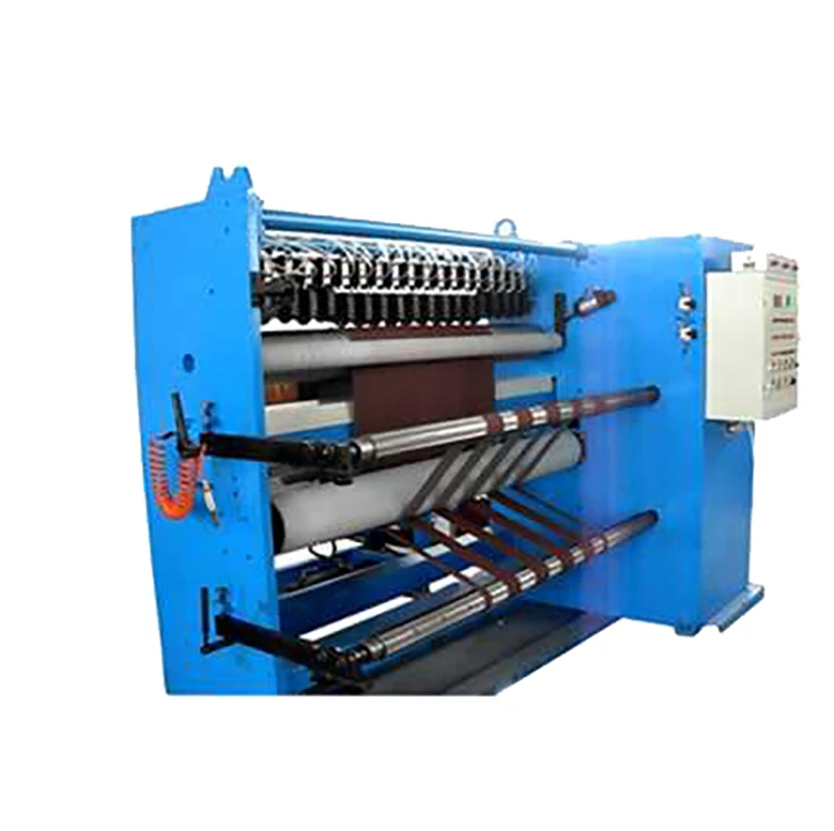 Slitting and rewinding machine for kraft paper and sand tube paper