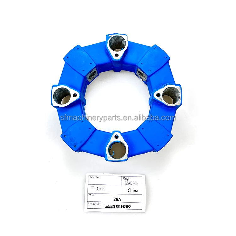 EX100-2 EX120-2 EX120-5 E110 Excavator Rubber Coupling 28A Rubber Coupling Blue
