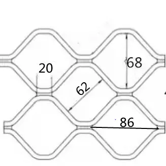 Foshan Puyang cast iron aluminum metal screen door grille for door and window